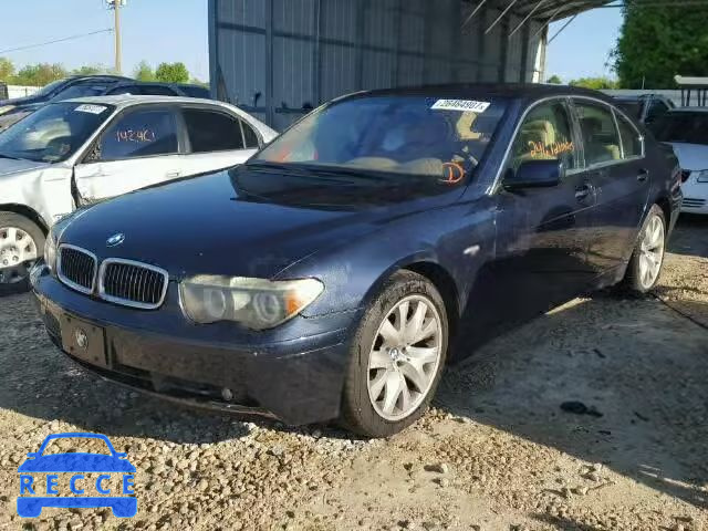 2004 BMW 745I WBAGL63424DP70719 зображення 1