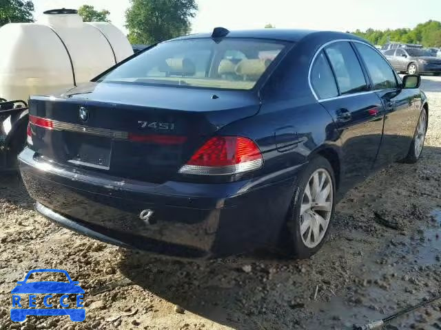 2004 BMW 745I WBAGL63424DP70719 зображення 3