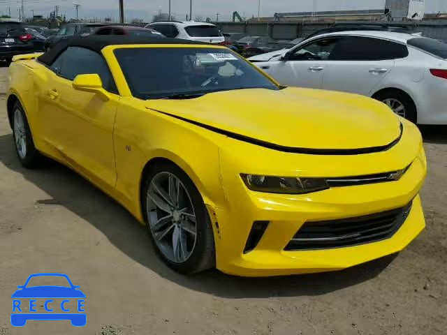 2017 CHEVROLET CAMARO LT 1G1FB3DS2H0140587 зображення 0