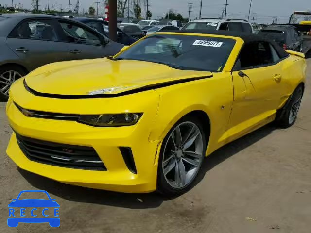 2017 CHEVROLET CAMARO LT 1G1FB3DS2H0140587 зображення 1