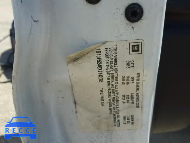 1999 CHEVROLET CAVALIER L 1G1JF5246X7142086 image 9