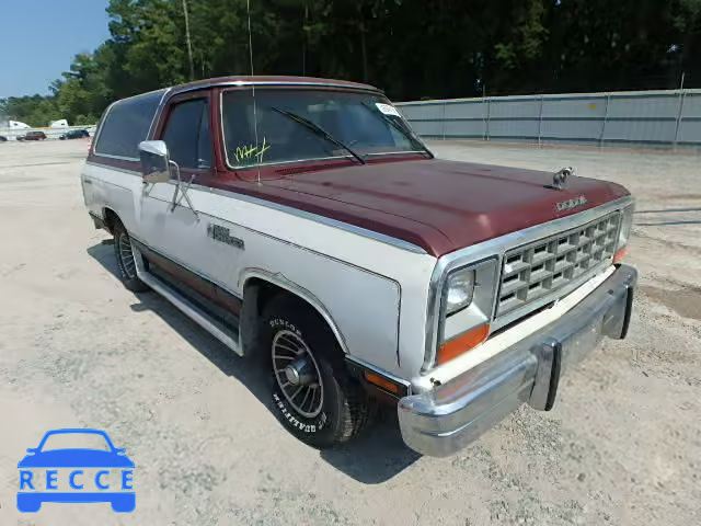 1985 DODGE RAMCHARGER 1B4GD12T2FS523109 зображення 0