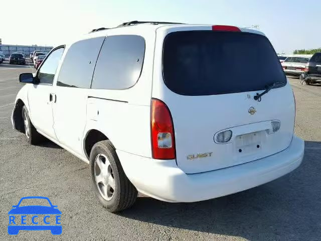 2001 NISSAN QUEST GXE 4N2ZN15T51D813956 image 2