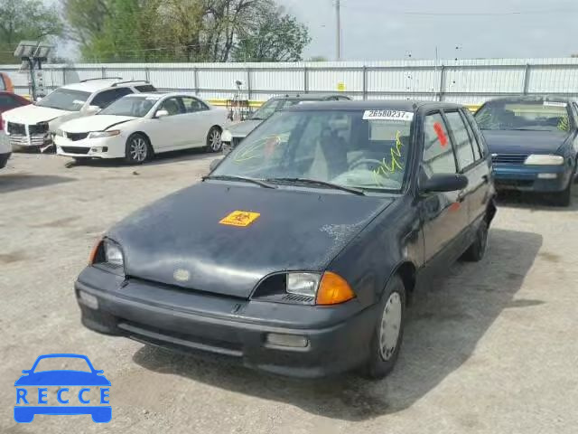 1993 GEO METRO 2C1MR6464P6714835 зображення 1