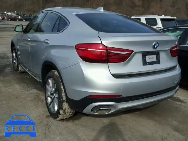 2017 BMW X6 XDRIVE5 5UXKU6C31H0S99627 image 2
