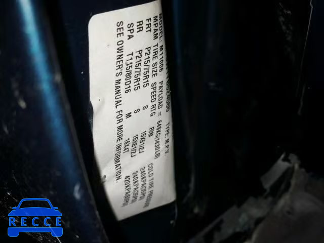 2000 GMC SAFARI 1GKDM19W1YB524586 image 9