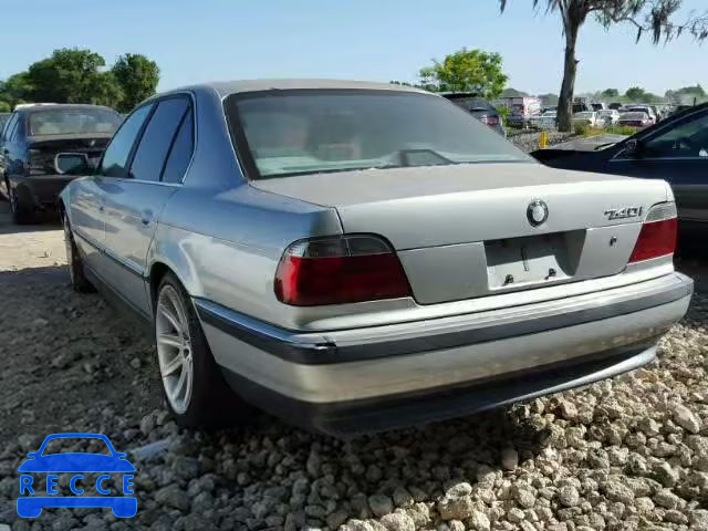 1998 BMW 7 SERIES WBAGF832XWDL53272 Bild 2