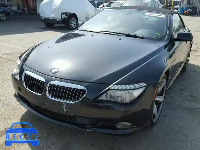 2008 BMW 650I WBAEB53548CX60203 image 1
