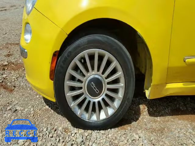 2012 FIAT 500 LOUNGE 3C3CFFCR7CT127347 image 8