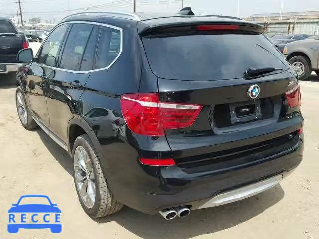 2016 BMW X3 SDRIVE 5UXWZ7C50G0T42699 зображення 2