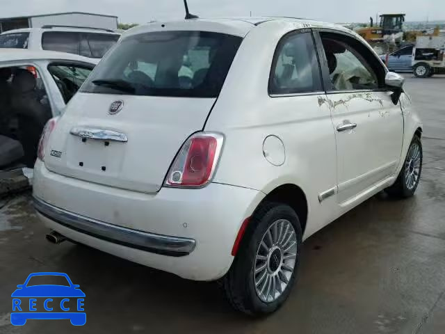 2012 FIAT 500 LOUNGE 3C3CFFCR8CT335706 image 3