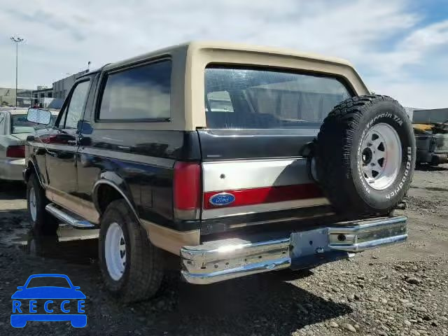 1991 FORD BRONCO 1FMEU15H3MLA12836 image 2