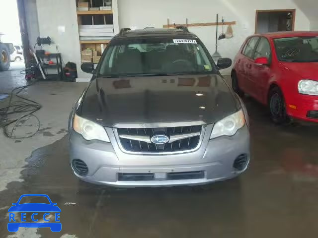 2009 SUBARU OUTBACK 4S4BP60C997336313 зображення 9