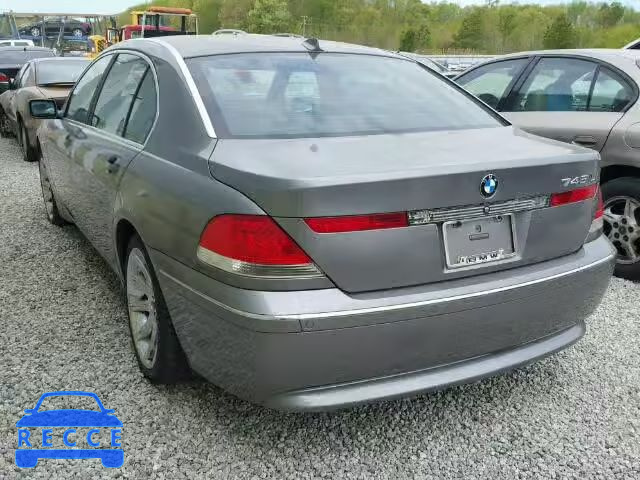 2002 BMW 745LI WBAGN63482DR02292 image 2