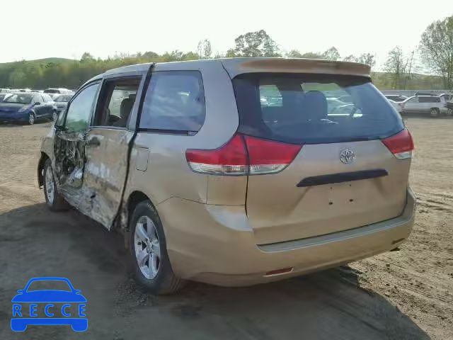 2013 TOYOTA SIENNA 5TDZK3DC3DS305745 image 2