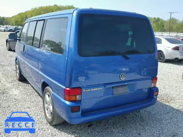 2002 VOLKSWAGEN EUROVAN GL WV2KB470X2H013666 зображення 2