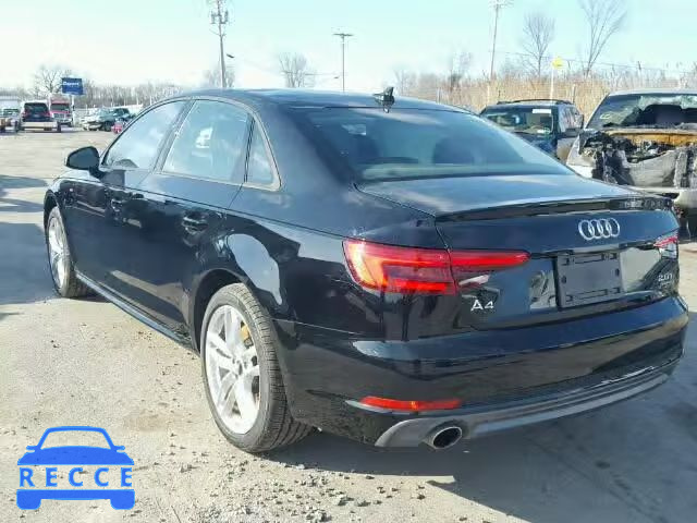 2017 AUDI A4 PREMIUM WAUDNAF42HN047352 image 2