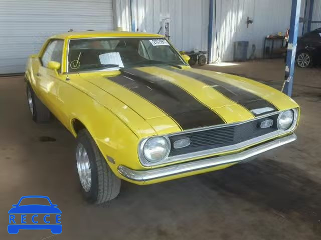 1968 CHEVROLET CAMERO 123378N386186 зображення 0