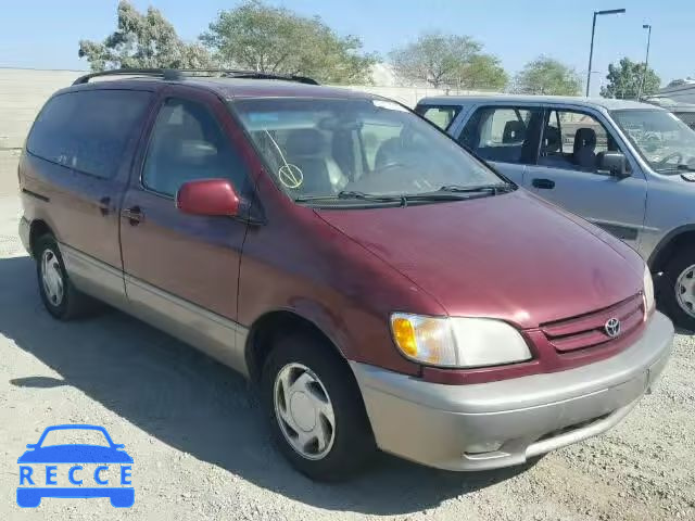 2001 TOYOTA SIENNA 4T3ZF13C91U347972 image 0