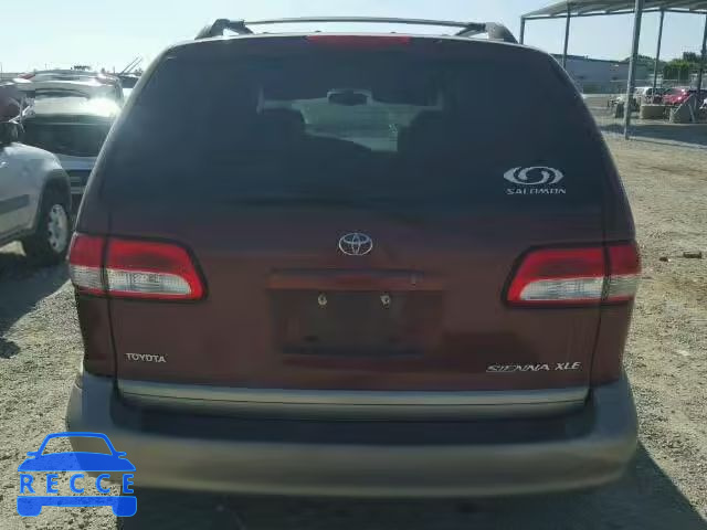 2001 TOYOTA SIENNA 4T3ZF13C91U347972 image 9