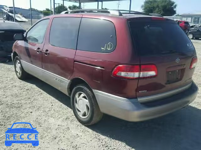 2001 TOYOTA SIENNA 4T3ZF13C91U347972 image 2