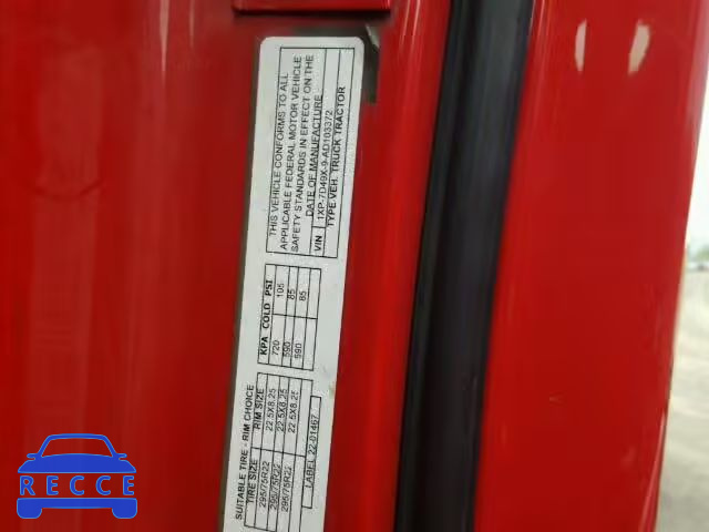 2010 PETERBILT CONVENTION 1XP7D49X9AD103372 зображення 9