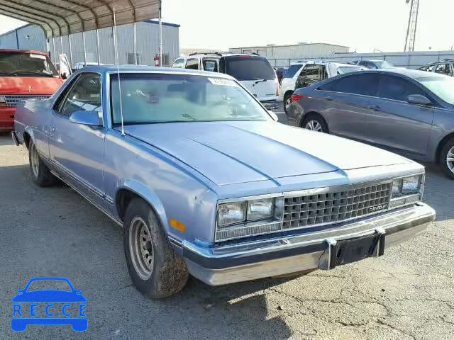 1986 CHEVROLET EL CAMINO 3GCCW80H0GS919273 image 0