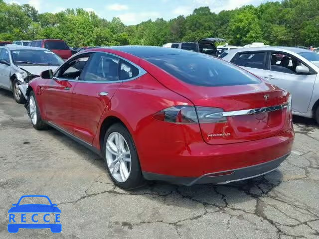 2014 TESLA MODEL S 5YJSA1S17EFP64485 image 2