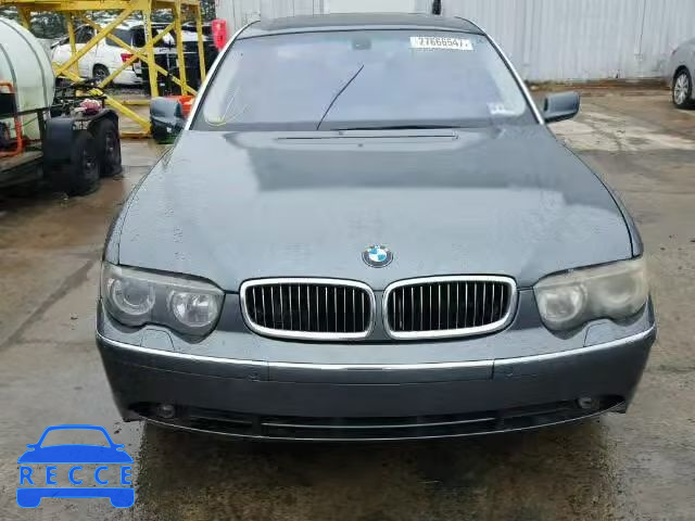 2002 BMW 745LI WBAGN63412DR03588 зображення 8