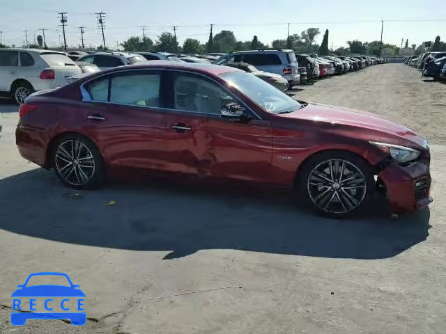 2014 INFINITI Q50 HYBRID JN1AV7AP6EM691399 зображення 9