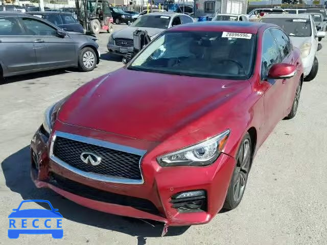 2014 INFINITI Q50 HYBRID JN1AV7AP6EM691399 image 1