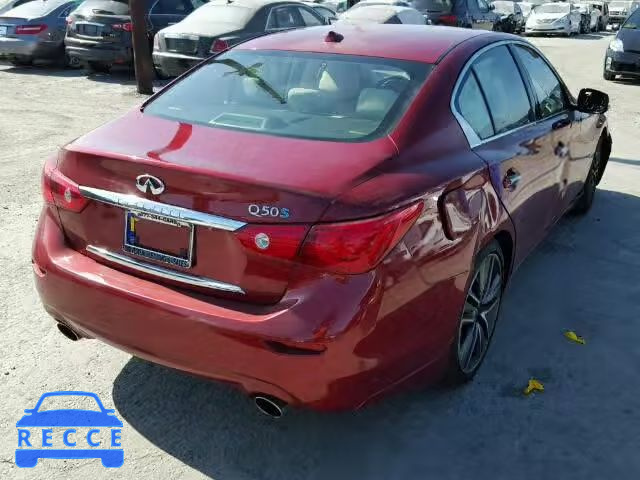 2014 INFINITI Q50 HYBRID JN1AV7AP6EM691399 зображення 3