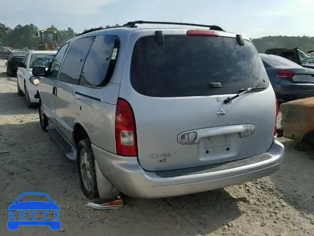 2001 NISSAN QUEST SE 4N2ZN16T91D831083 image 2