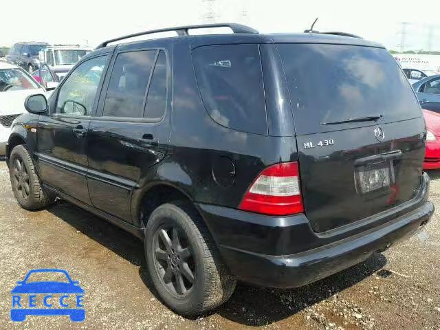 2000 MERCEDES-BENZ ML430 4JGAB72E2YA180552 зображення 2