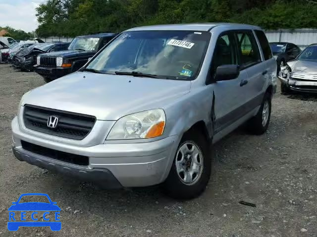 2005 HONDA PILOT LX 2HKYF18105H543976 image 1