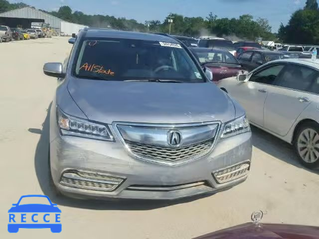 2016 ACURA MDX Advance 5FRYD4H94GB049181 зображення 9