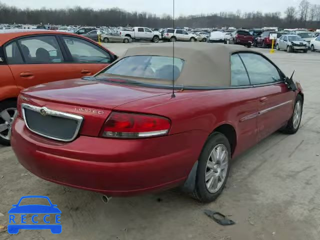 2005 CHRYSLER SEBRING LI 1C3EL65R45N642050 зображення 3