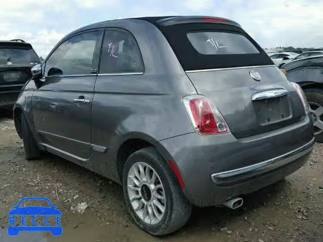 2012 FIAT 500 LOUNGE 3C3CFFERXCT142485 image 2