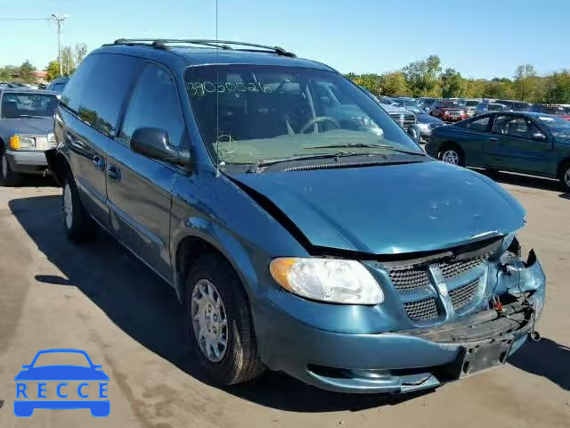 2002 DODGE CARAVAN SP 1B8GP45342B727309 Bild 0