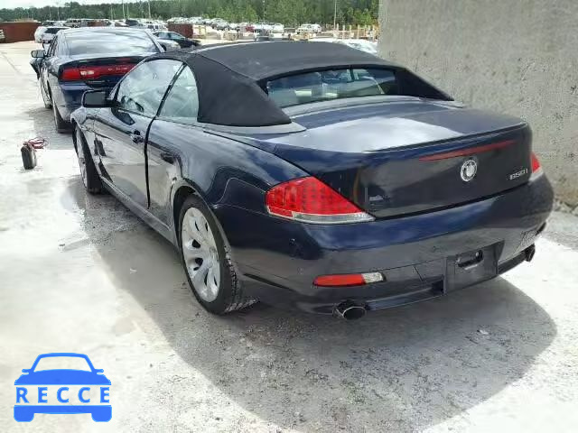 2006 BMW 650I WBAEK13476CN76810 зображення 2