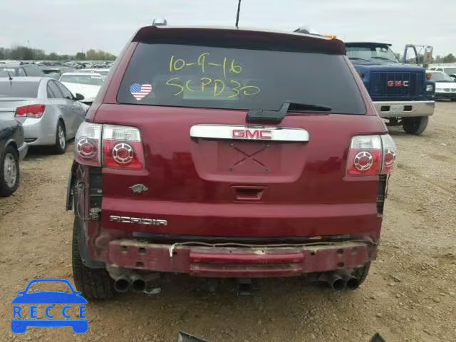 2009 GMC ACADIA SLT 1GKER23D09J119412 image 9