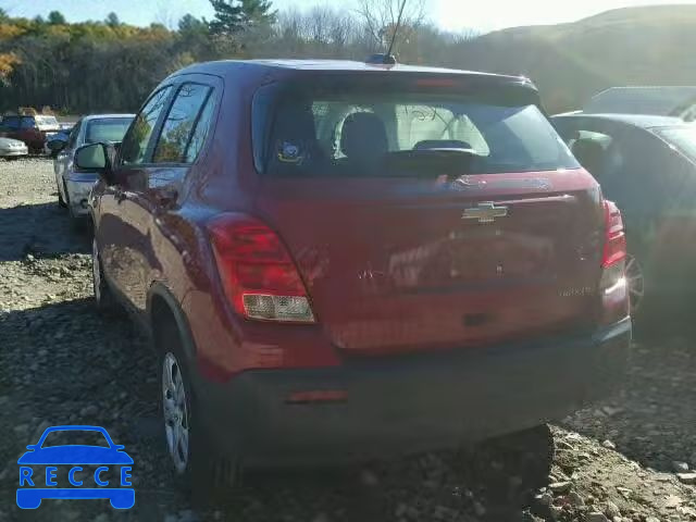 2015 CHEVROLET TRAX LS KL7CJKSB6FB077566 image 2