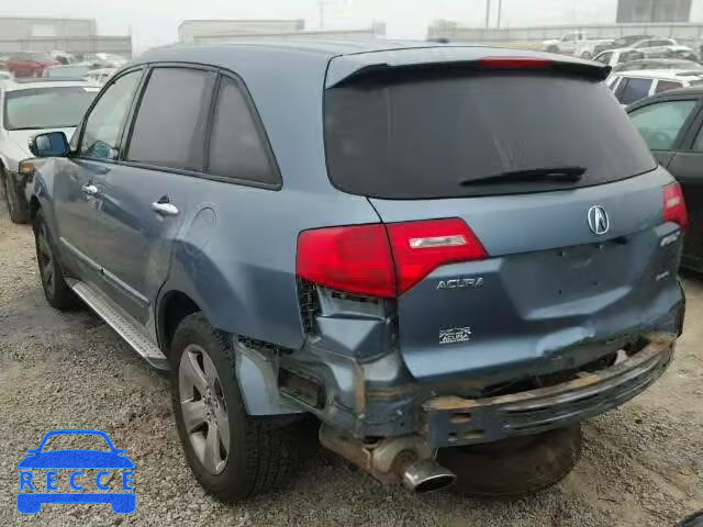 2007 ACURA MDX SPORT 2HNYD28557H520746 image 2