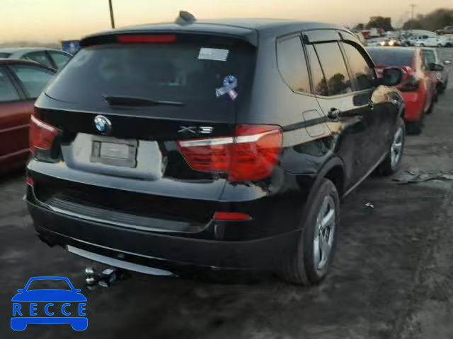 2012 BMW X3 XDRIVE2 5UXWX5C5XCL723365 зображення 3