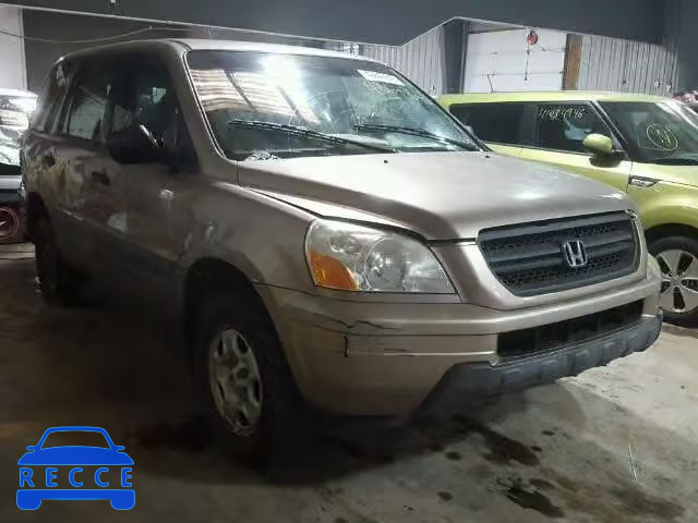 2004 HONDA PILOT LX 2HKYF181X4H620271 image 0