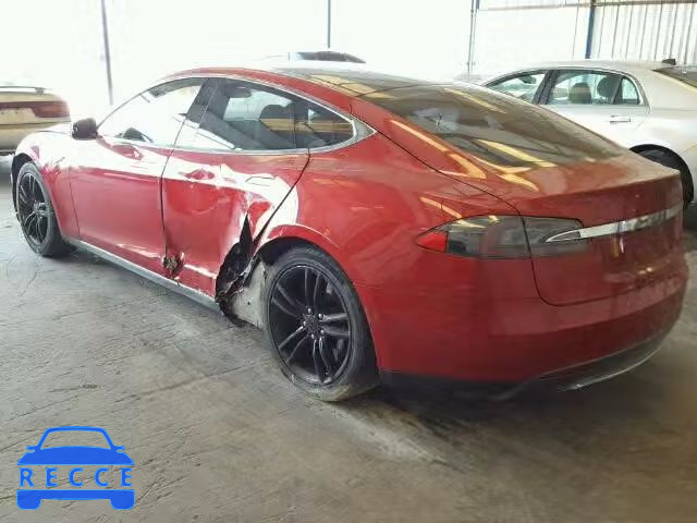 2014 TESLA MODEL S 5YJSA1H10EFP61628 image 2