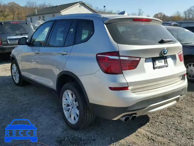 2016 BMW X3 XDRIVE2 5UXWX9C52G0D78933 зображення 2