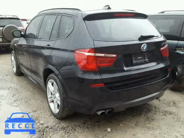 2014 BMW X3 XDRIVE3 5UXWX7C59E0E76486 image 2