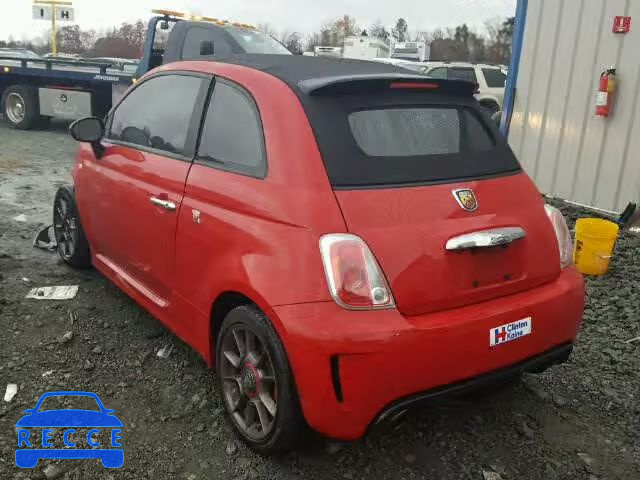 2013 FIAT 500 ABARTH 3C3CFFJH0DT668025 зображення 2