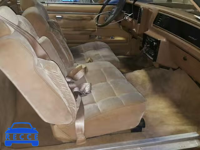 1987 CHEVROLET EL CAMINO 3GCCW80H7HS912094 image 5